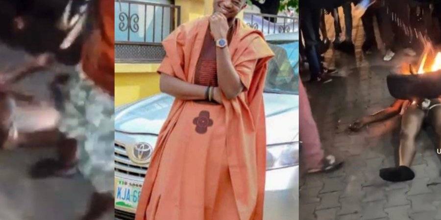 A Convict has attempted to take his own life as Lagos court sentenced three to death for mob killing...