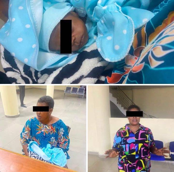 Four women arrested and newborn rescued as security operatives dismantle child trafficking syndicate...