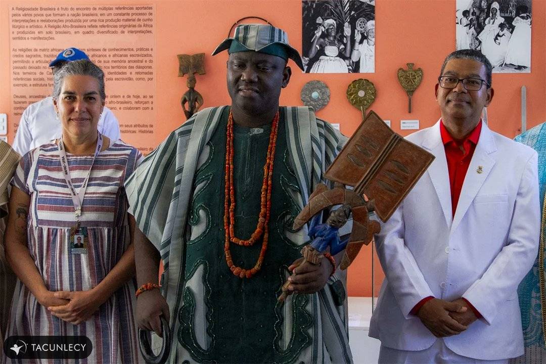 The Alaafin of Oyo, Oba Akeem Owoade, on Thursday visited the Museu Afro Brasil in São Paulo, Brazil...
