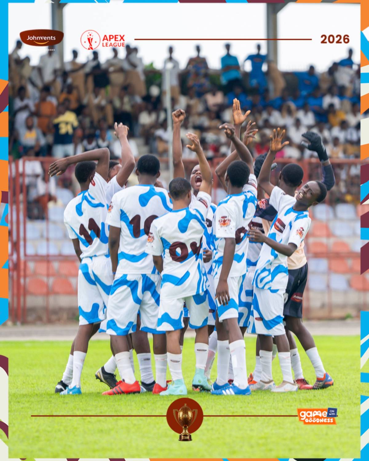 Johnvents Foods Celebrates the Success of its grassroot football initiative, Johnvents Apex League,...