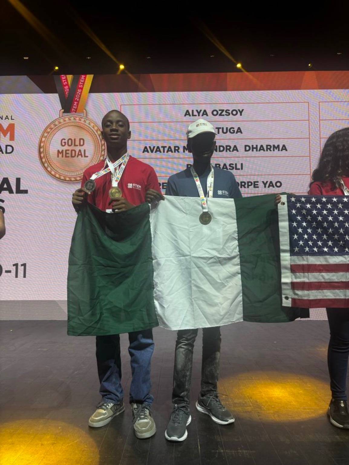 Nigerian students, Chimdiebube Onwubiko and Don-Anele Munachimso win gold medals in the Mathematics...