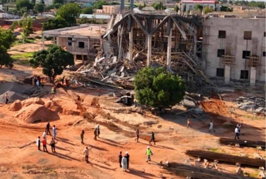One person has been confirmed dead and seven others injured following the collapse of the new Gombe...