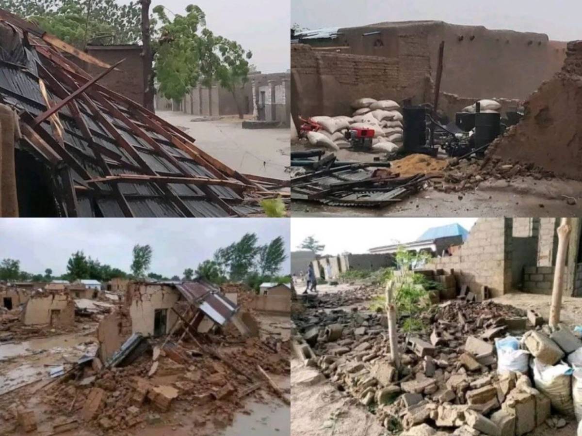 windstorm destroys houses in Yobe, leaving some people d€ad and others injured