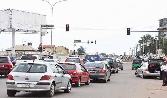 “failure to obey traffic lights, road signs, pavement or road markings” will be liable to a ₦100,000...