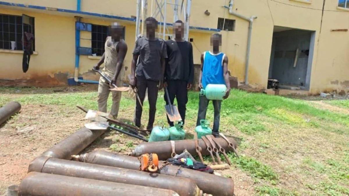 The Nigeria police has arrested seven suspects over pipeline vandalism and recovered 285 NNPC pipes...