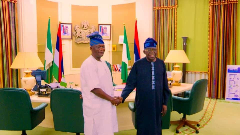 President Bola Tinubu on Tuesday met with former Senate Leader, Teslim Folarin, in an apparent move...