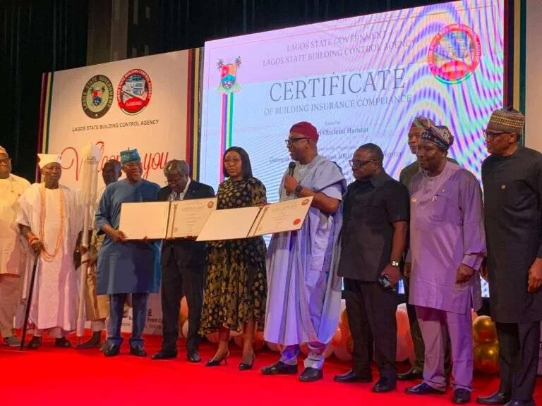 The Lagos State Government has introduced the Lagos State Building Insurance Scheme to enforce compu...