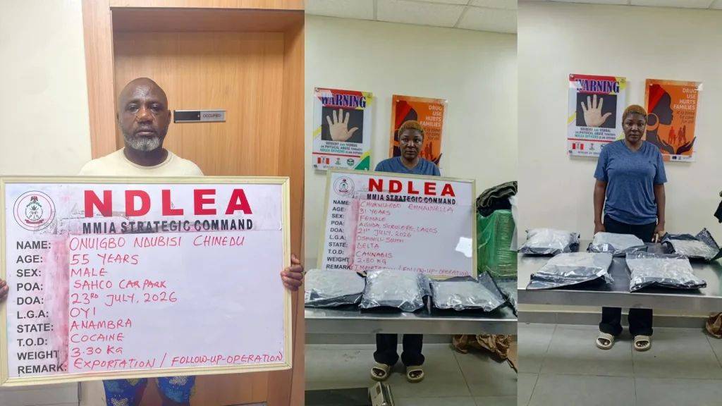 Operatives of the National Drug Law Enforcement Agency have arrested a 55-year-old Lagos businessman...