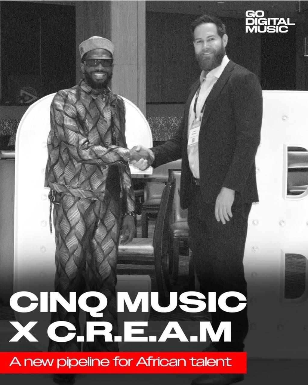 Independent music company CINQ Music has entered a strategic partnership with C.R.E.A.M (Creative, R...