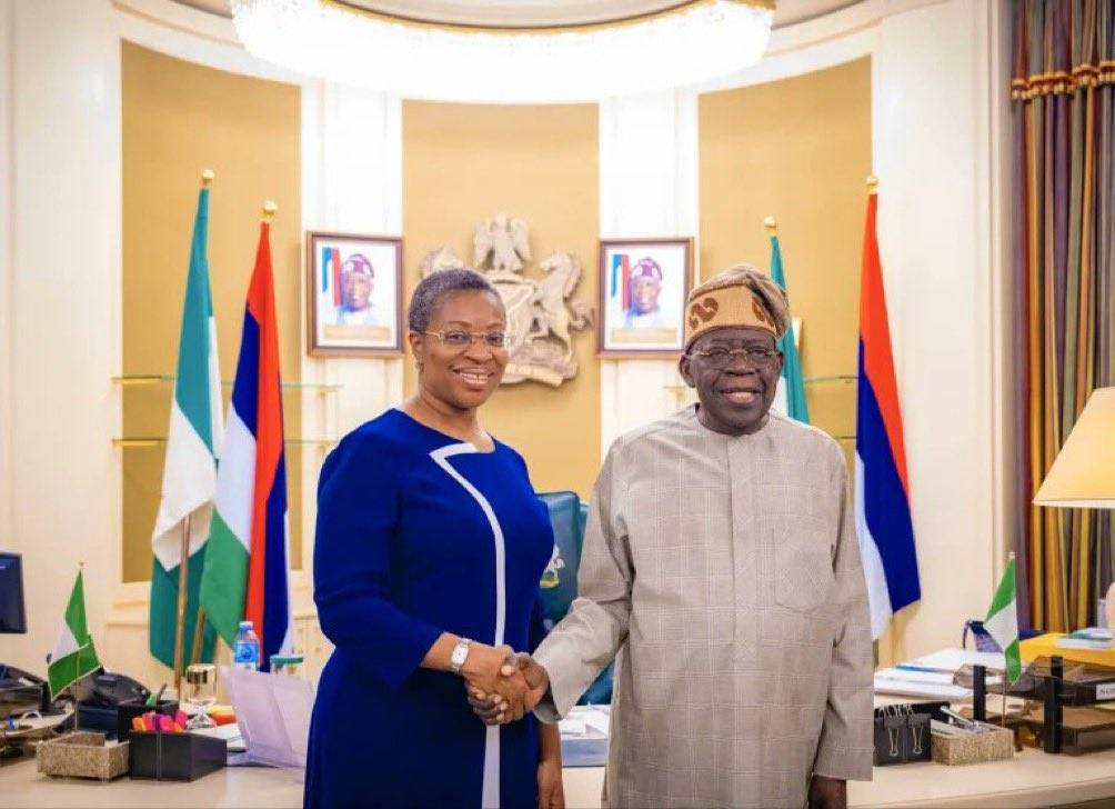 President Tinubu receives Mrs Oyinkansola Badejo-Okusanya SAN, President-Elect and other female law...