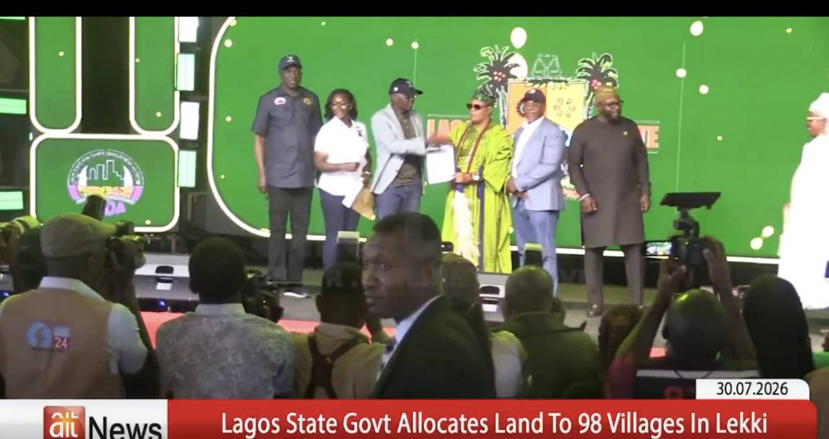 Lagos State Government has Allocates Land To 98 Villages In Lekki