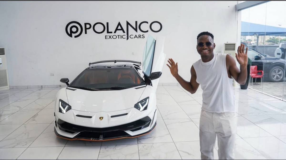 Nigerian forex trader Jeffery Benson acquires a Lamborghini SVJ
