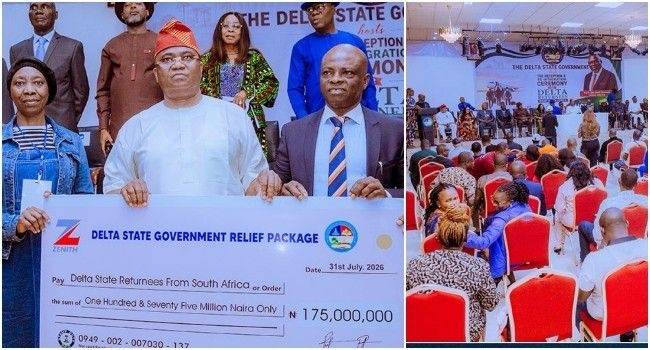 Delta state Governor Oborevwori Approves β¦2 Million Grant and Monthly Allowances For Delta Returnees...