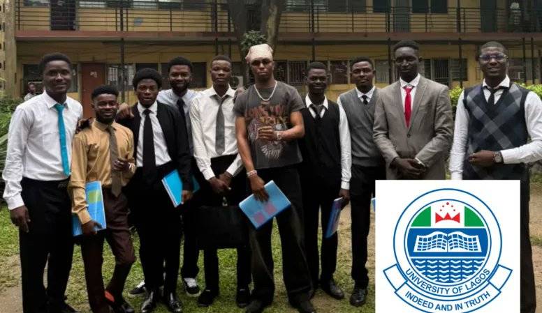 UNILAG is facing backlash over singer Fola’s outfit at his project defence
