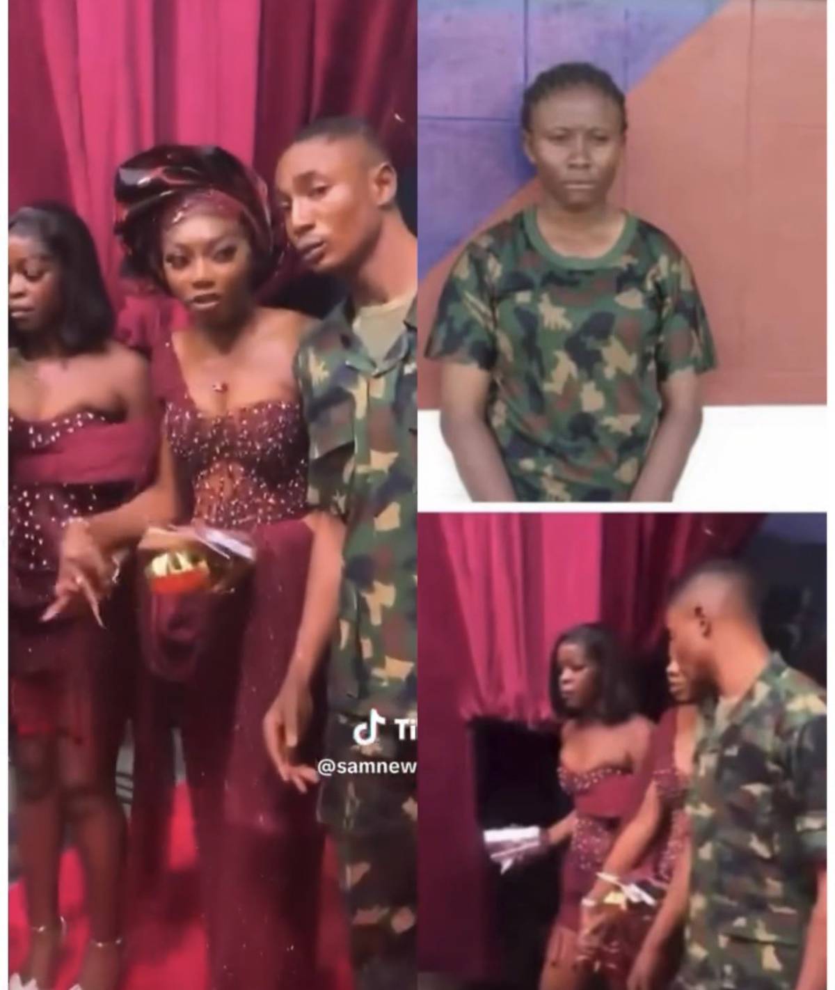 The Nigerian Army has Arrested Two Soldiers Who Acted As Bouncers At Peller’s Wedding In Lagos state