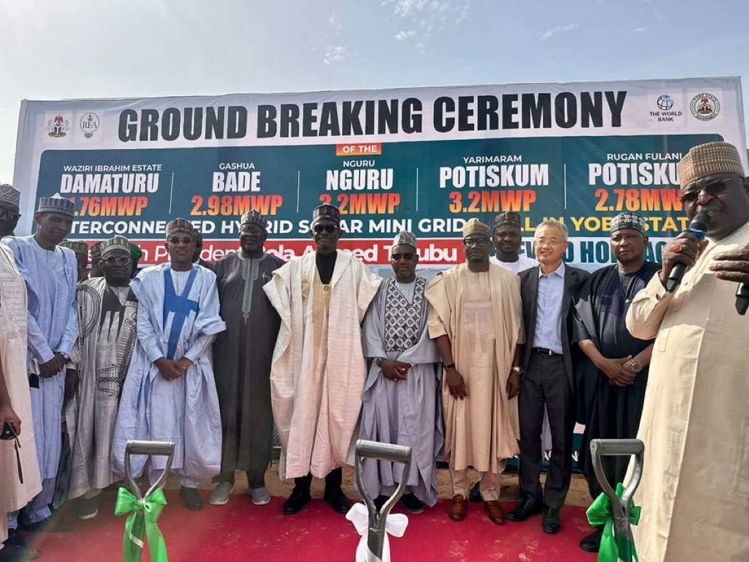 Federal Government flags off 13.92MW solar mini-grid project in Yobe State
