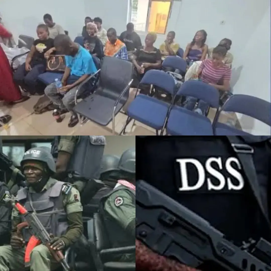 The DSS, the military and police jointly arrested five suspected members of a criminal gang allegedl...