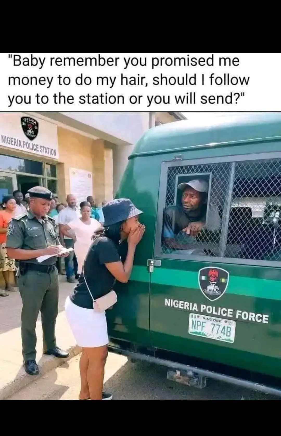 Some women are like these, your husband is in trouble, instead of you to find solutions on how to he...