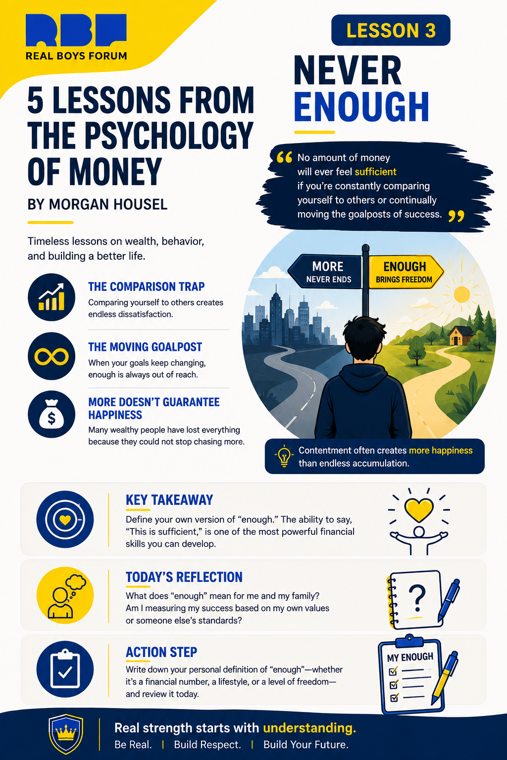 *5 Lessons from The Psychology of Money by Morgan Housel*
*Lesson 3: Never Enough*
No amount of mon...