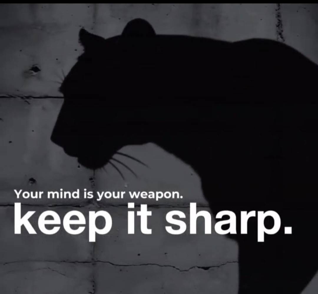 Feed it with knowledge,
Protect it from negativity.
A weak mind follows the crowd,
A sharp mind cre...