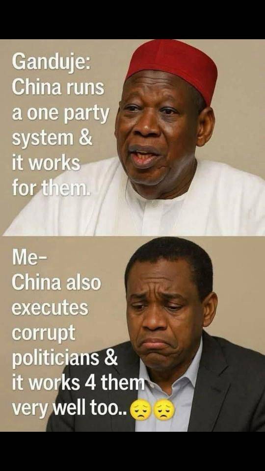 Absolutely... stop copying only what fits your selfish interests, Gandollars!