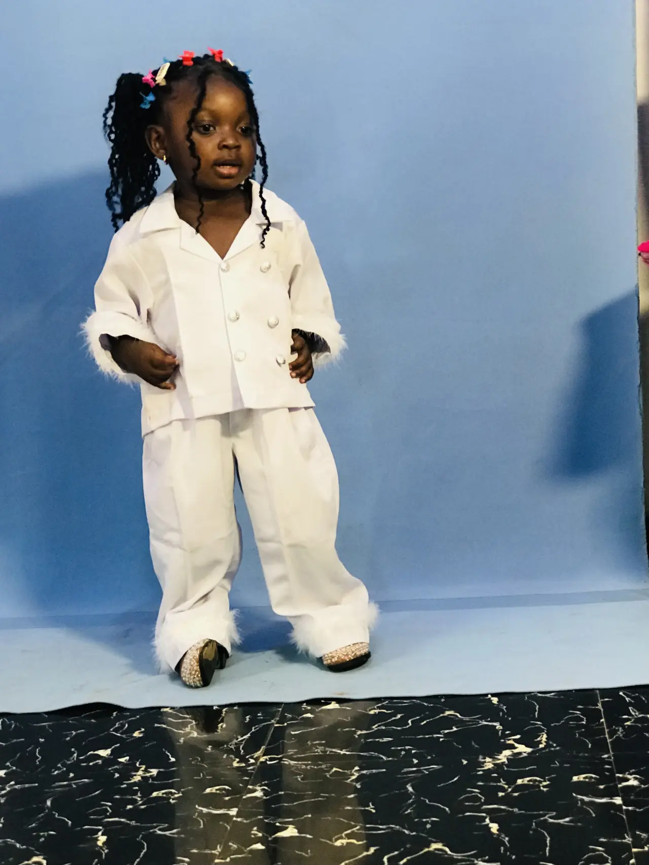 My beautiful little princess full of swag,my model .
Itβs a bless full Monday with my angel who alwa...