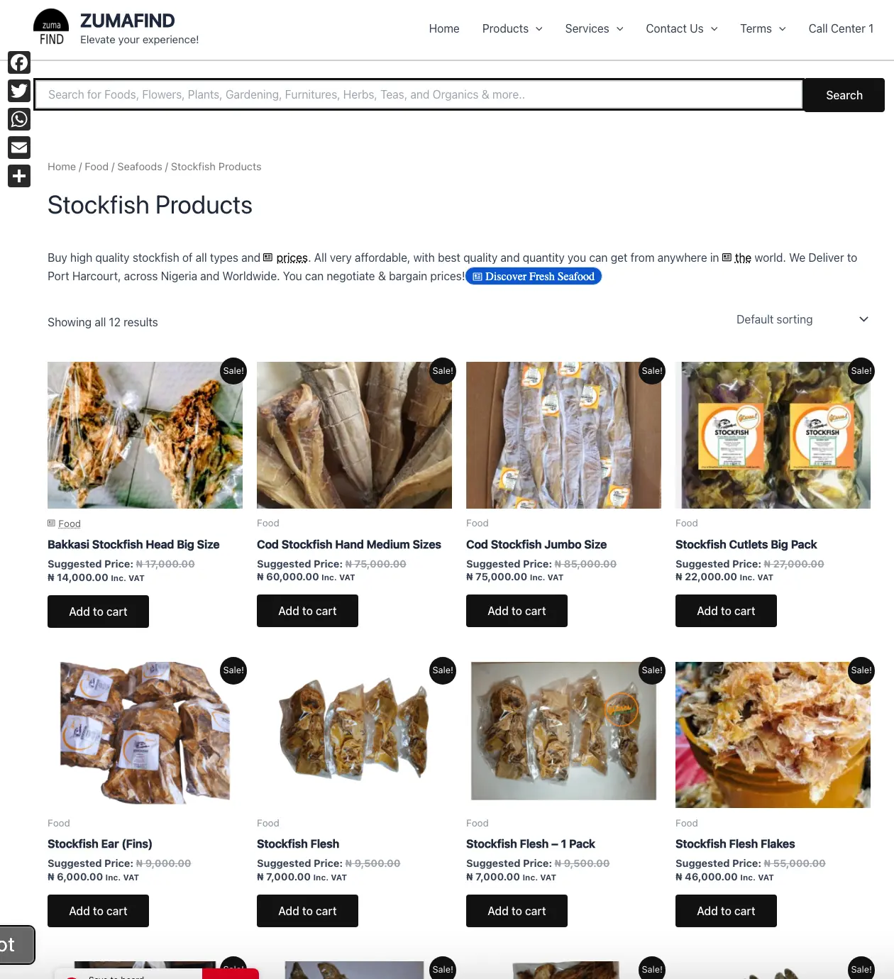 Zumafind ๐ฆ๐ฆ๐ฒ Stockfish Products
Buy high quality stockfish of all types and prices. All very aff...