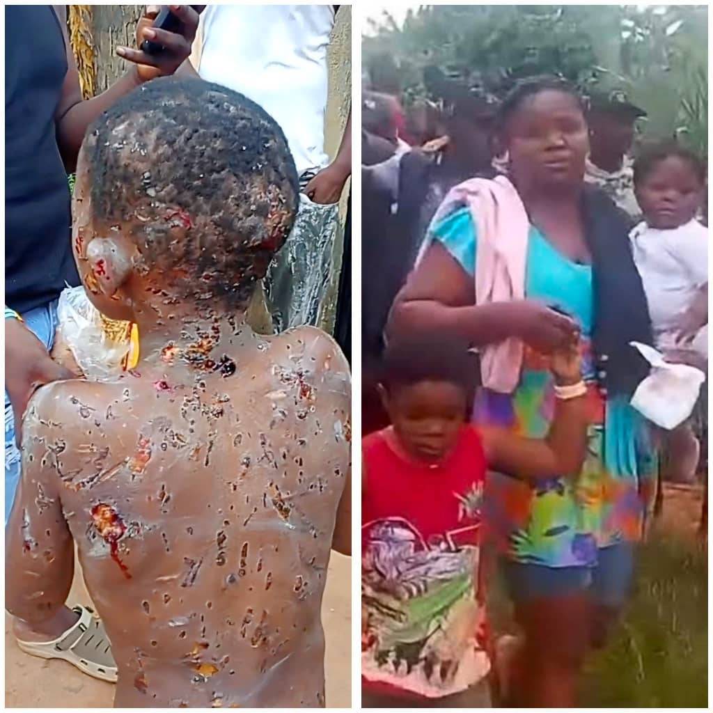 There is absolutely NO JUSTIFICATION for this wickedness. Look at what was done to this innocent chi...