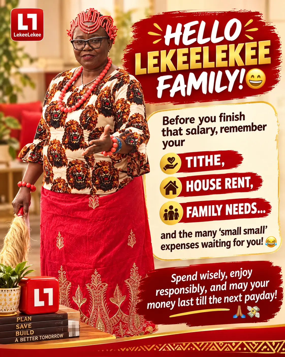 ππ LEKEELEKEE FAMILY, UNA HEAR WORD OOO! β€οΈπ€£
As money enters your hand today, remember these imp...