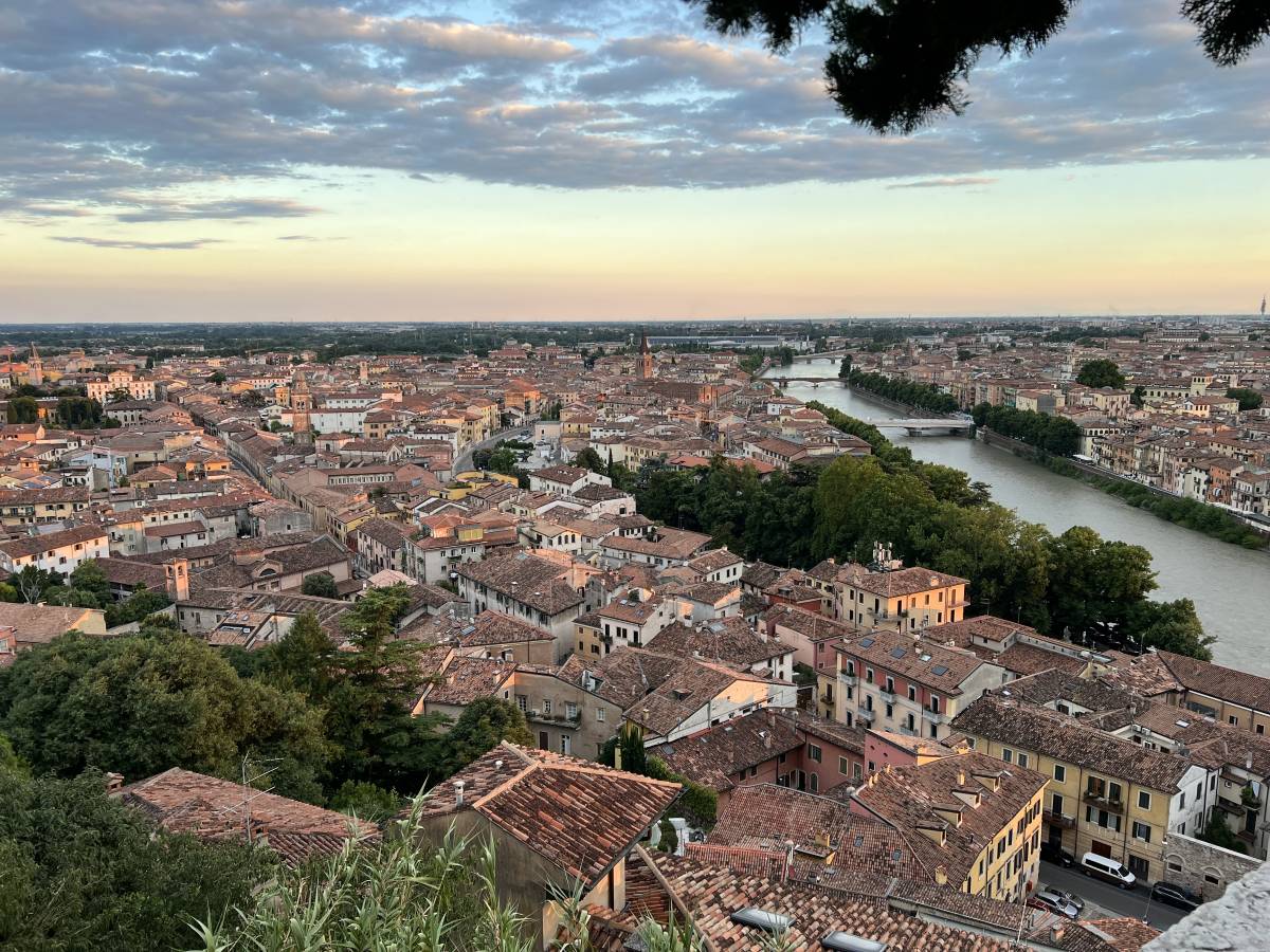 Enjoy the wonderful view of my city, Verona, Italy… it’s not A.I, It’s real