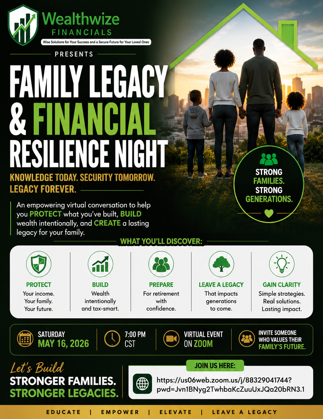 Good Morning Lekeelekee Family💚.
This Saturday, I’m hosting a virtual conversation on Family Lega...