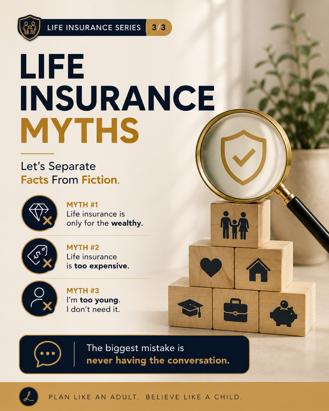 LET’S TALK ABOUT LIFE INSURANCE – SERIES 3/3
Over the last two posts, we’ve talked about what life...