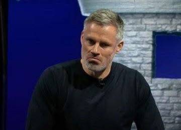 Jamie Carragher's assessment of the Madueke incident (PSG 1-1 Arsenal, UCL Final extra time): 'That...
