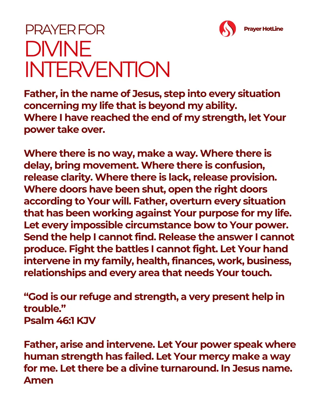 Some situations reach a point where you have done all you know to do. That is a good place to pause...