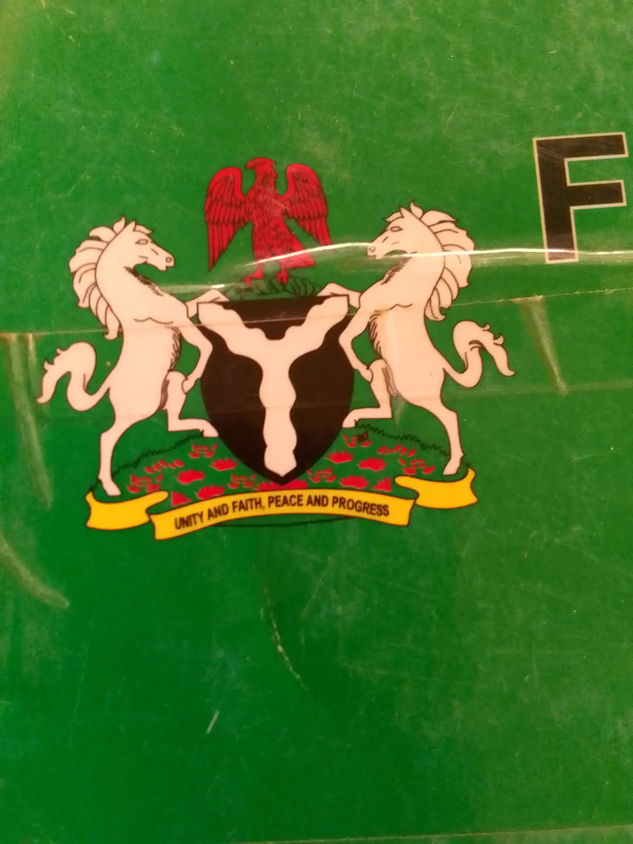 Please what is meaning of this Y in Nigeria coat of arm