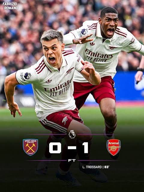 A close Win for arsenal