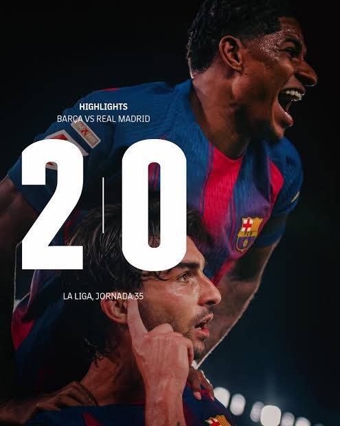 Barca Win against real Madrid makes them the champion's ๐๐๐๐๐