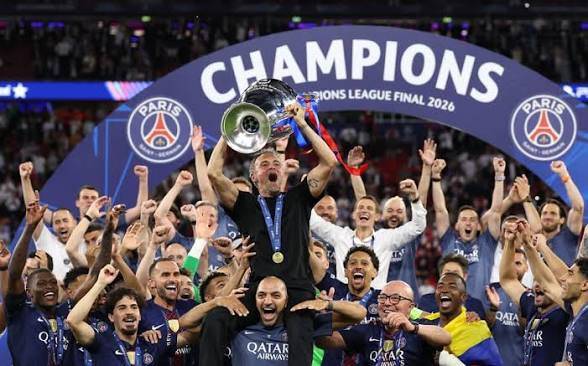PSG are the champions again for the second time