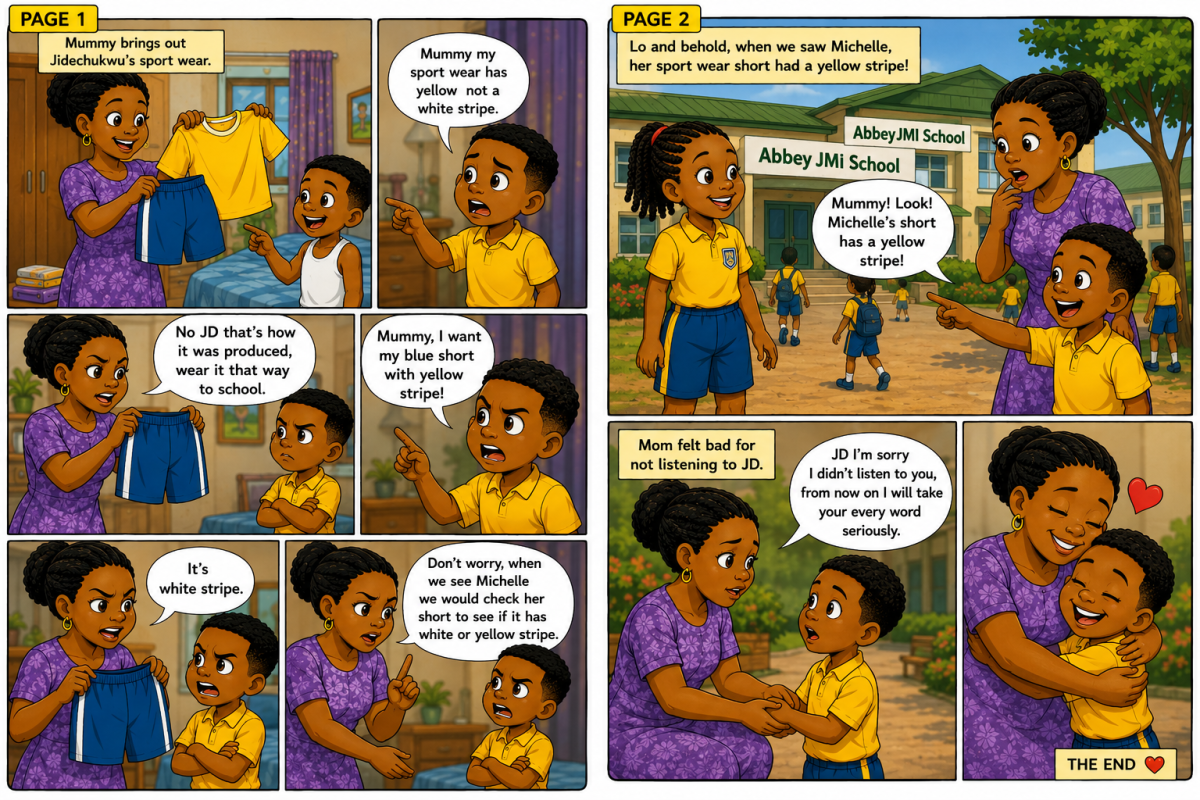Parents please hear them out, they might be little, but they know and understand a lot already, they...