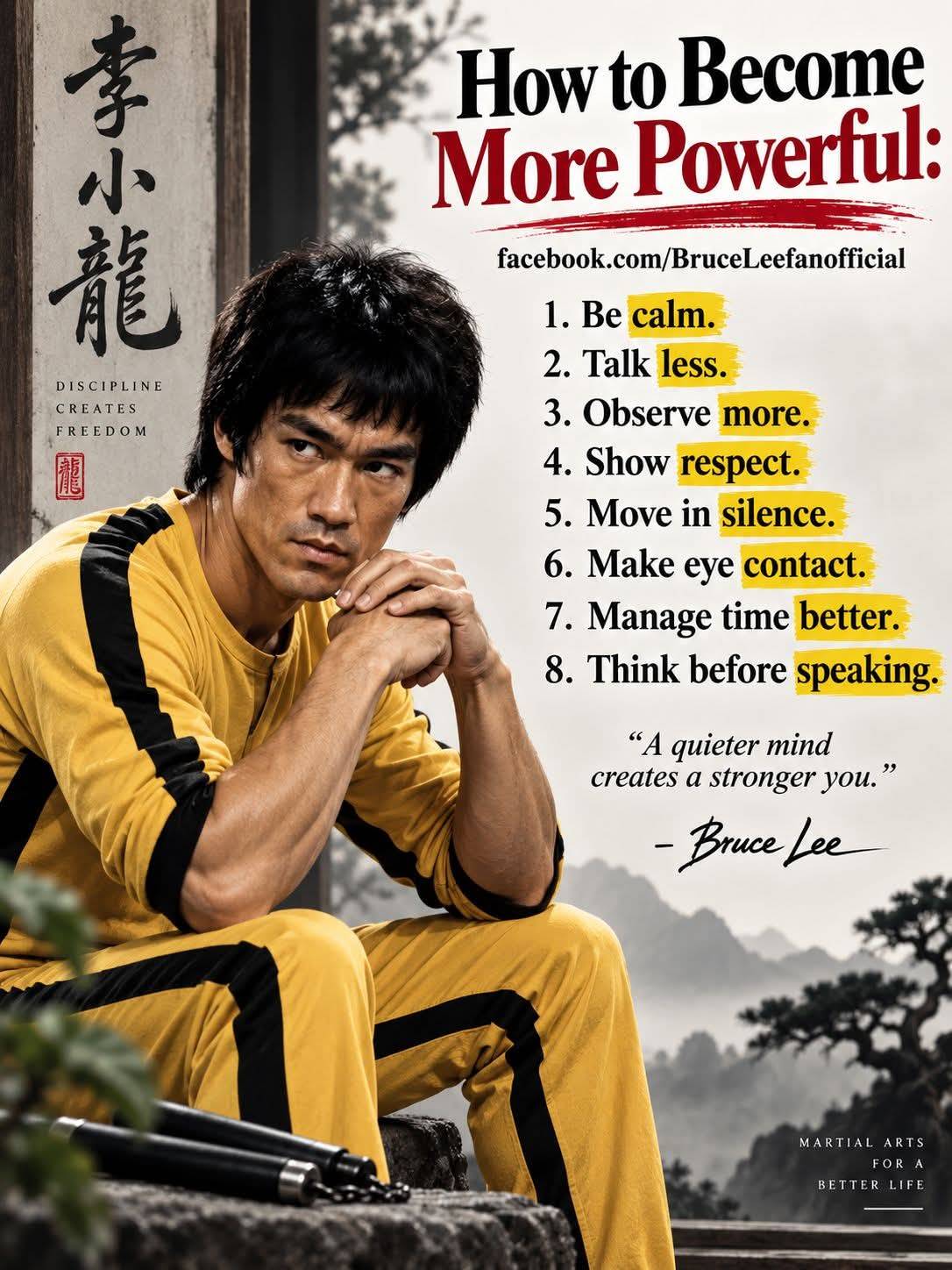 Power is not always loud. True strength begins with a calm mind, disciplined actions, and the abilit...