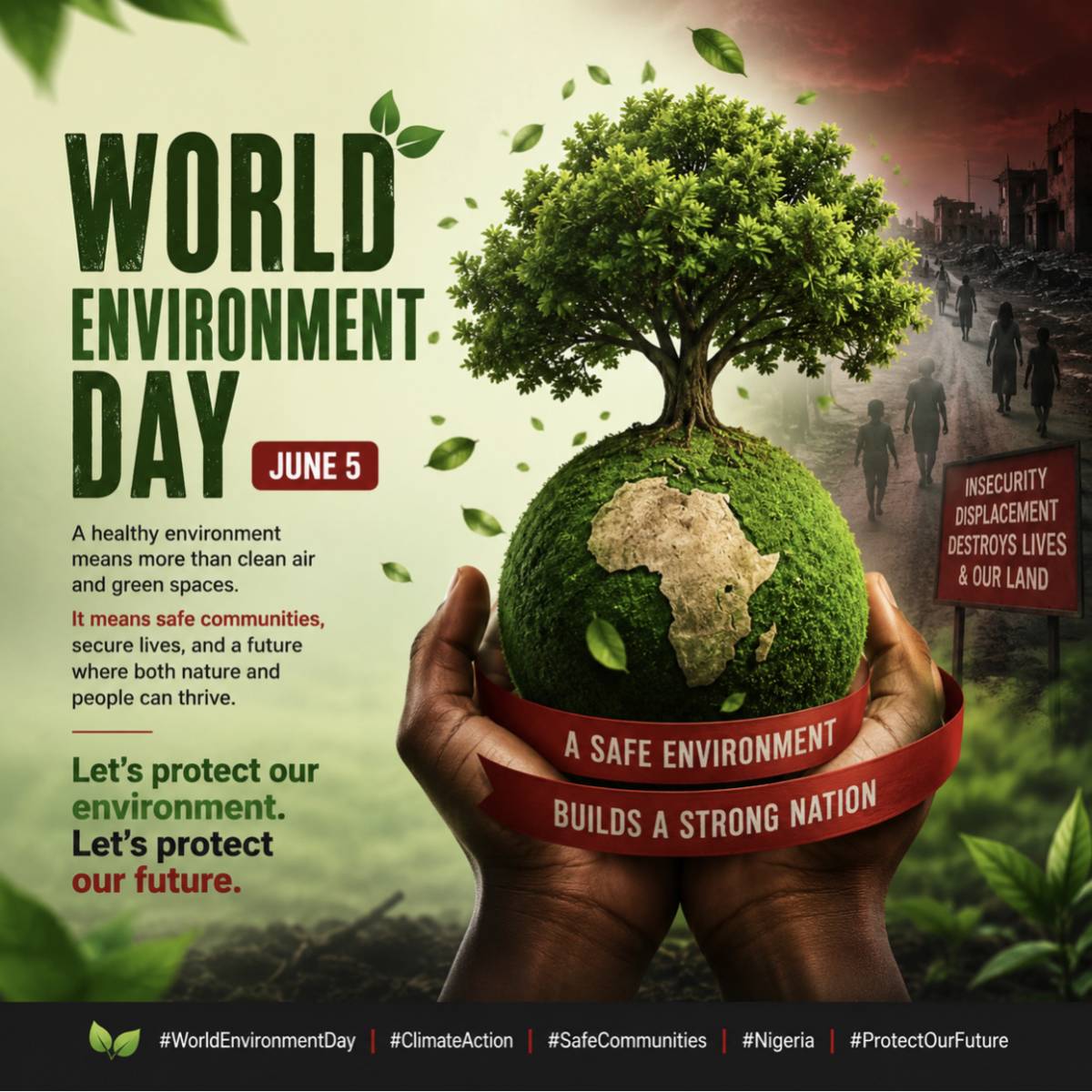 WORLD ENVIRONMENT DAY 2026 π
World Environment Day was created to remind us that our environment a...