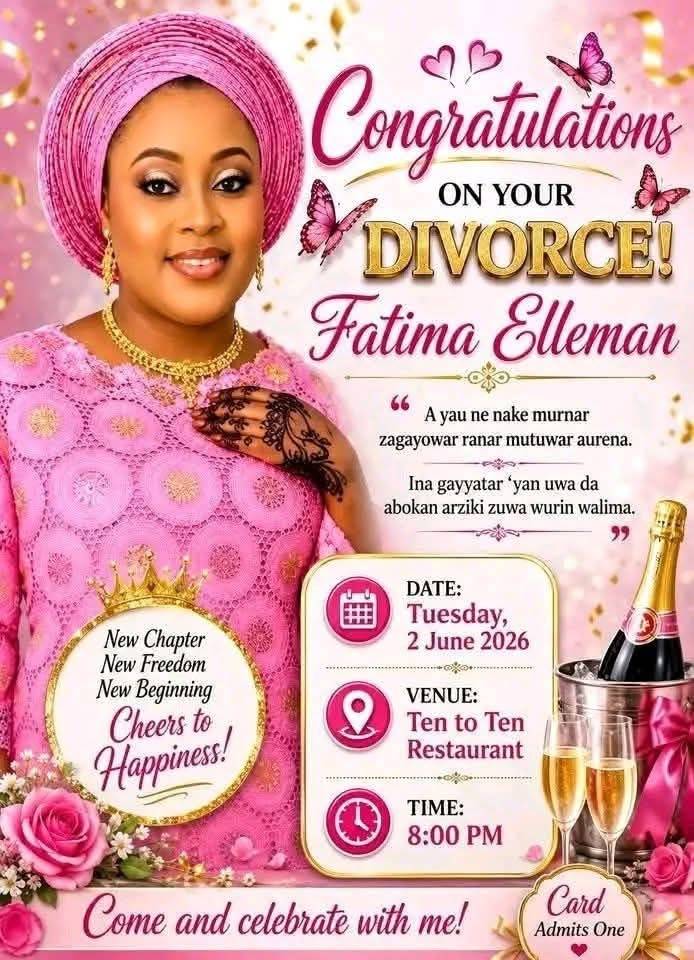 "Congratulations on your divorce!"
A phrase that would have shocked many people a few years ago is...