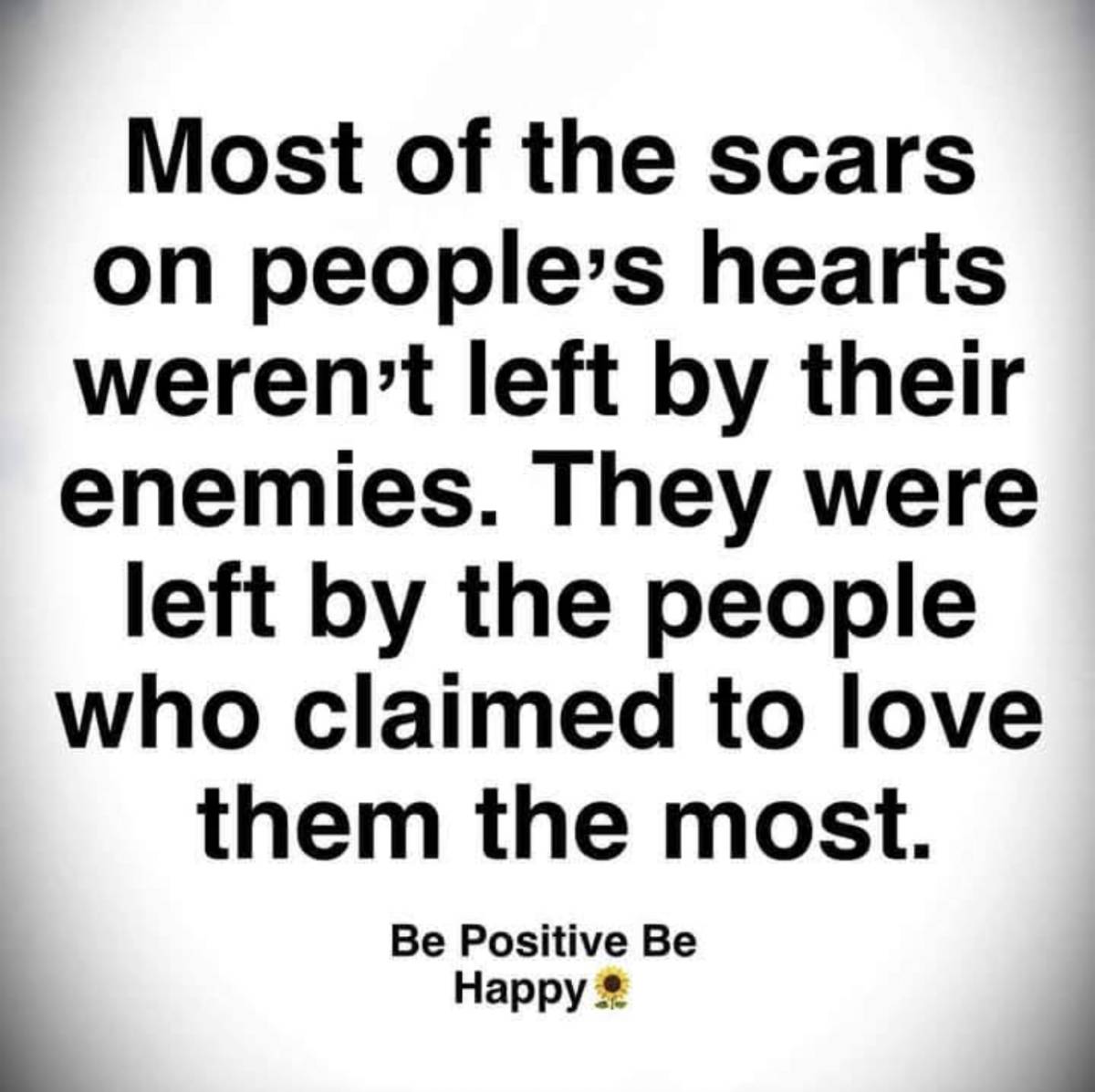 The saddest part isn't that enemies exist. It's that some people spend years healing from the people...