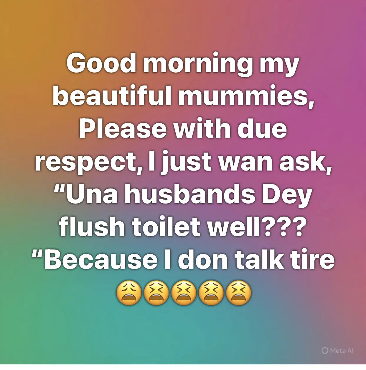 GOOD MORNING, MY LEKEELEKEE FAMILY ❤️

As I was passing through the street of Social Media this morn...