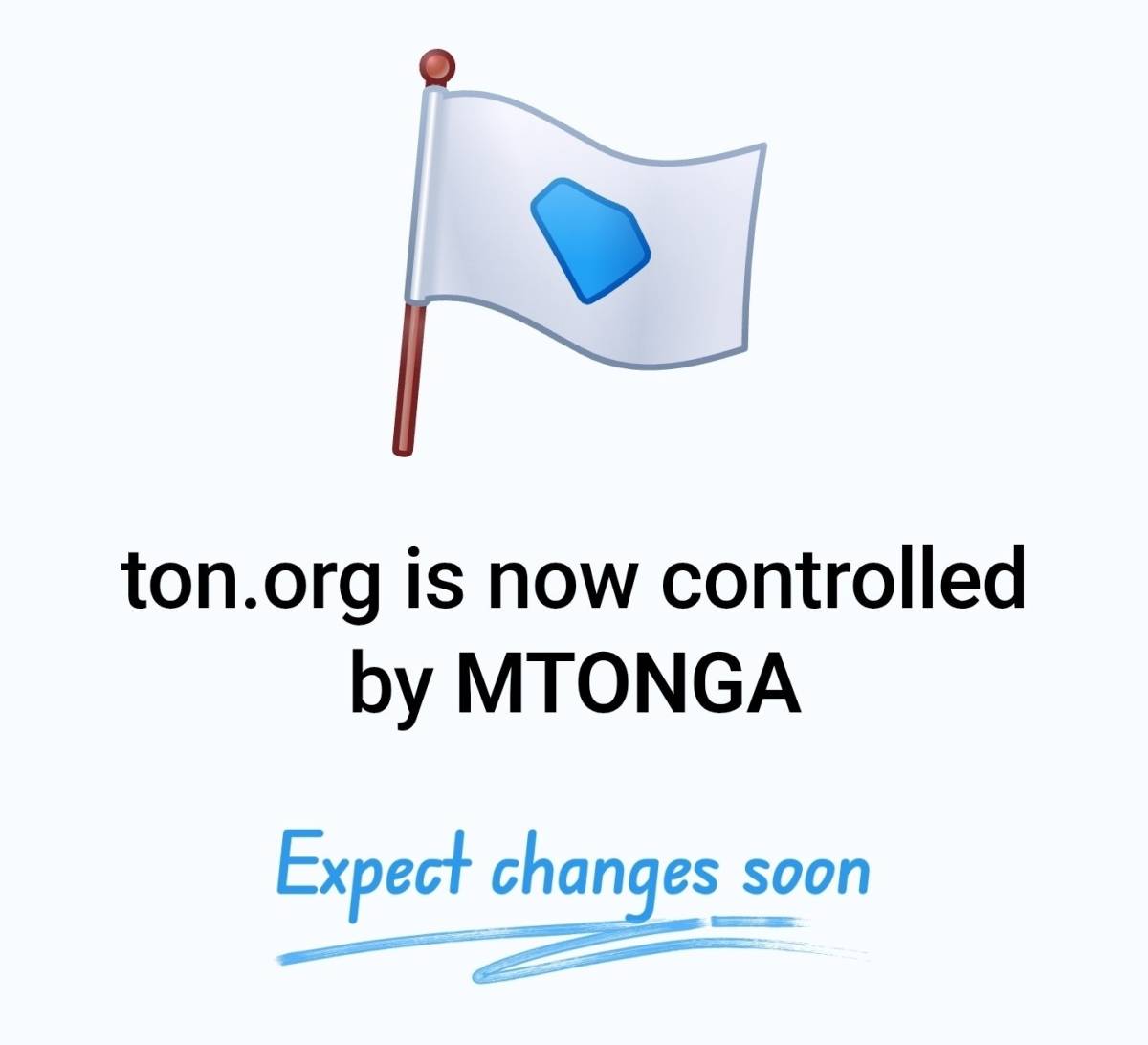 ๐ A new "MTONGA" placeholder just appeared on the official TON website
๐ Earlier: Durov's announc...