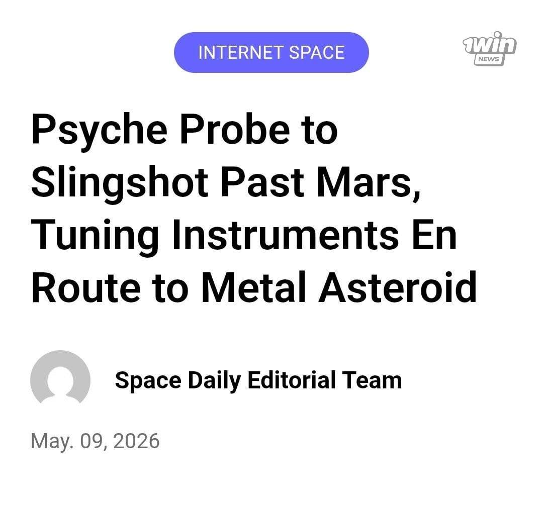 NASA’s Psyche probe to slingshot past Mars on May 15
The spacecraft will pass 2,800 miles above Mar...