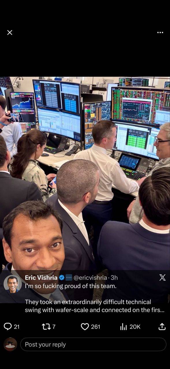 ๐ฅ Nasdaq traders were tracking the Cerebras IPO through Hyperliquid charts - $230M daily volume vs...