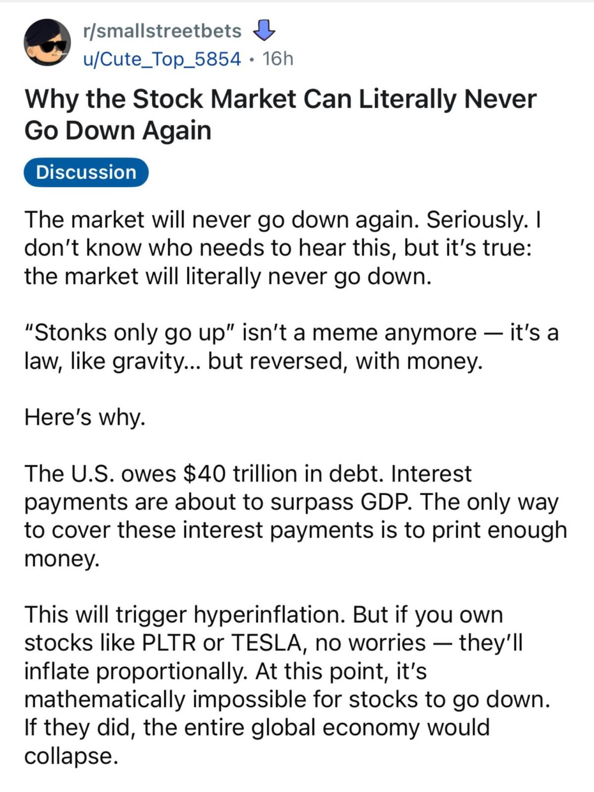 This is who you're trading against.