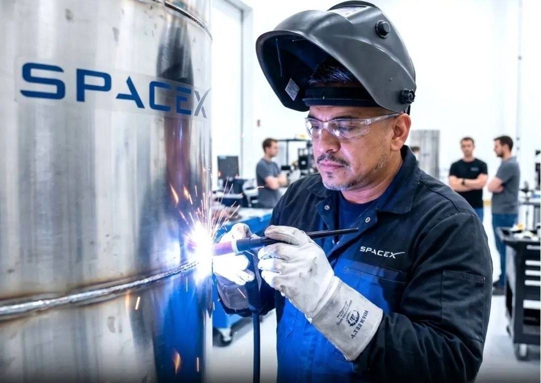 Juan Hernandez, a Mexican welder who joined SpaceX in 2015 earning $28 per hour, could become a mill...