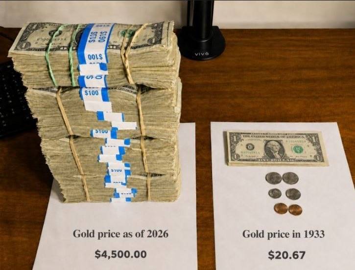 Dollar inflation vs gold.